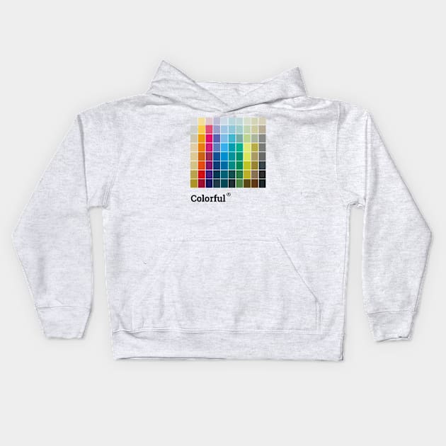 Colorful Soul - All colors together Kids Hoodie by caligrafica